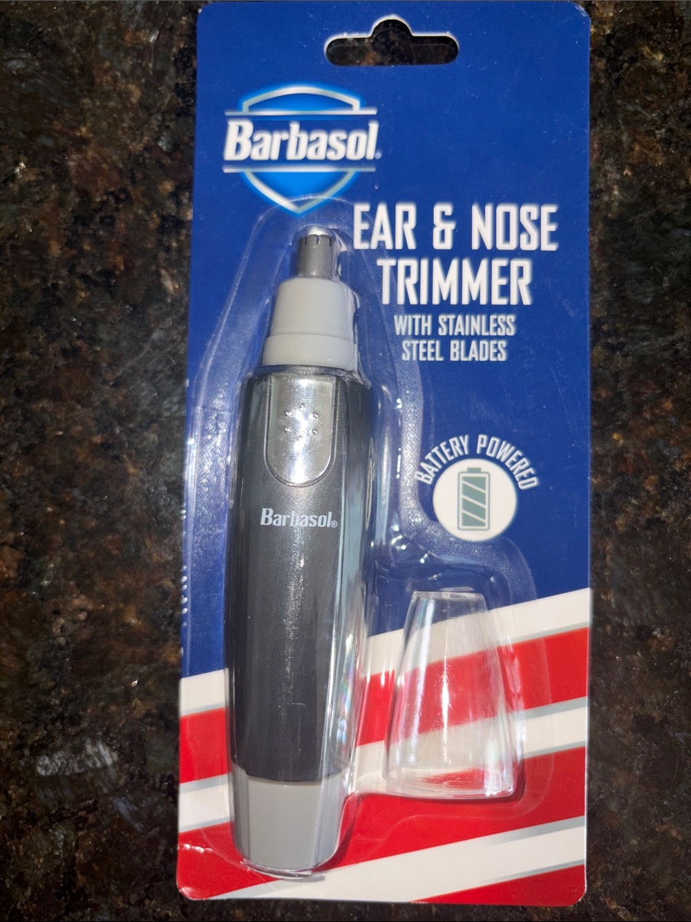 BARBASOL EAR & NOSE HAIR TRIMMER MENS GROOMING TRAVEL PERSONAL CARE